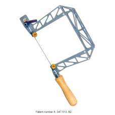 5' Titanium Birdcage Hand Saw with Cam Lever and Swivel Blade Clamp