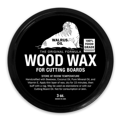 Wood Wax for Cutting Boards 3oz WALRUS_WWCB_3 Rubank Verktygs